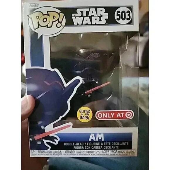 Funko Pop Star Wars Visions Box #503 AM : Target Exclusive GITD Glow . 46 - Picture 1 of 6